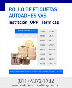 ETIQUETAS EN CEYAL